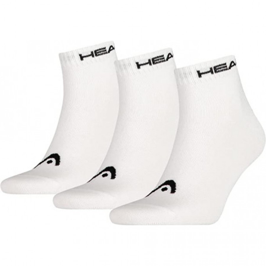 Head Quarter White Socks 3 Pairs
