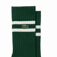 Lacoste High Cut Socks White Green  Offer + Cheap