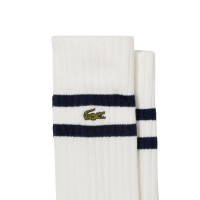 Lacoste High Cut Navy White Socks 2 Pairs  Offer + Cheap
