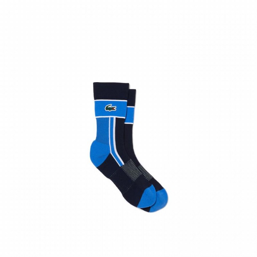 Lacoste Sport Socks Blue White