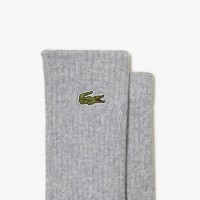 Lacoste Sport Socks High Cut Grey White Blue 3 Pairs