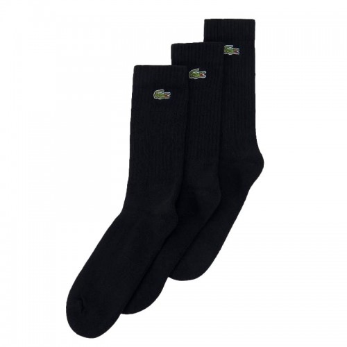 Calze Lacoste Sport High Cut Nero 3 Paia Calze Lacoste Sport High Cut Nero 3 Paia