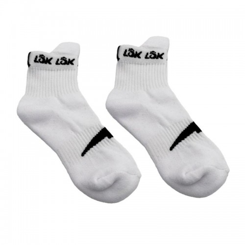 Calzini corti Lok Accent bianchi 1 paio Calzini corti Lok Accent bianchi 1 paio