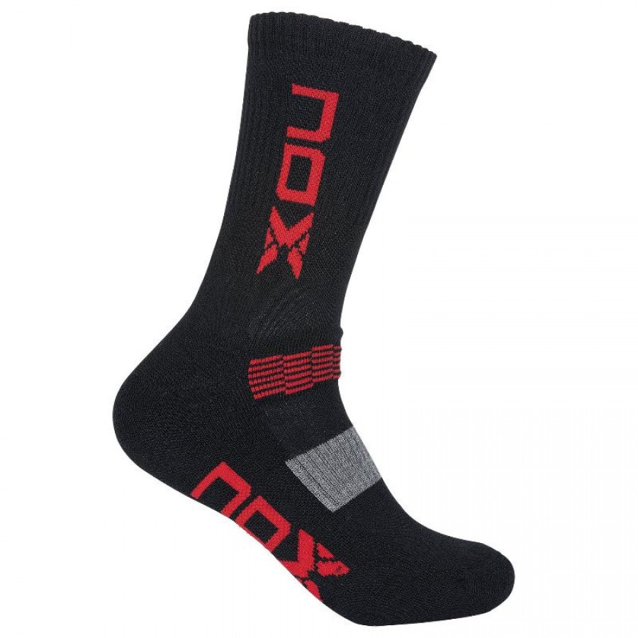 Nox Pro Black Red Socks 1 Pair - Barata Oferta Outlet