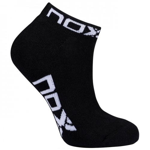 Nox Calze alla Caviglia Nero Bianco 1 paio Nox Calze alla Caviglia Nero Bianco 1 paio