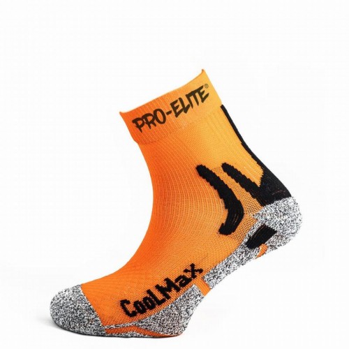 Calzini Pro Elite Coolmax Arancio 1 Paio Calzini Pro Elite Coolmax Arancio 1 Paio