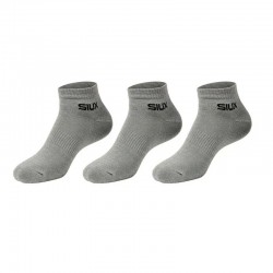 Siux Basic 26 Short Socks Grey 3 Pairs