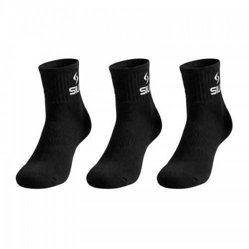 Calcetines Siux Basic 26 Caña Media Negro 3 Pares