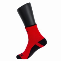 Softee Mid-Calf Socks Red 1 Pair