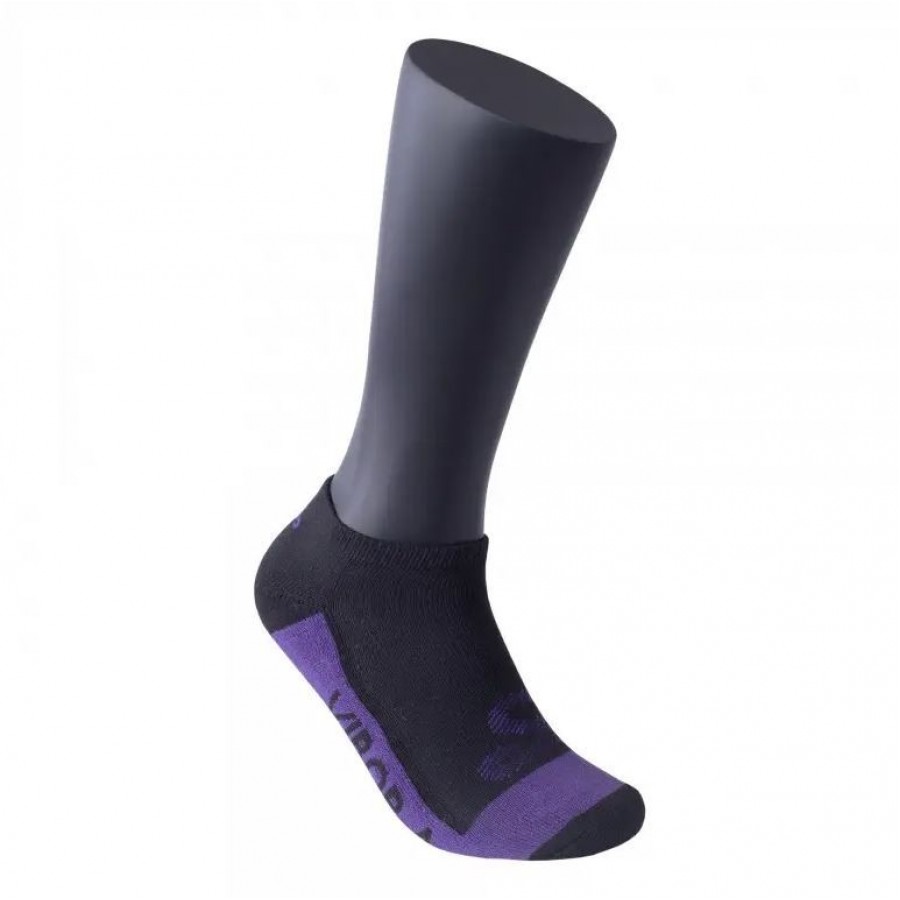 Multicolor Black Violet Invisible Viper Socks 1 Pair