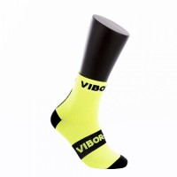 Meias Viper Kait Mid-Black Yellow Cane 1 Par - Barata Oferta Outlet