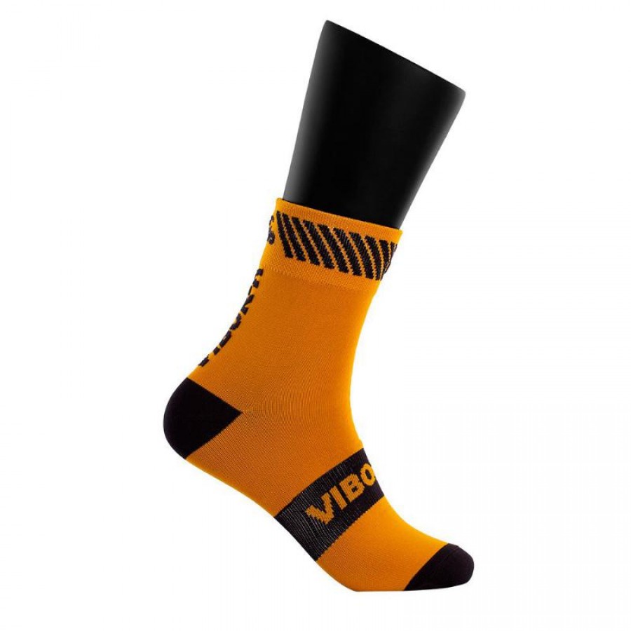 Vibora Kait Mid-Calf Socks Gold Black 1 Pair PADELPOINT Vibora Kait Mid-Calf Socks Gold Black 1 Pair