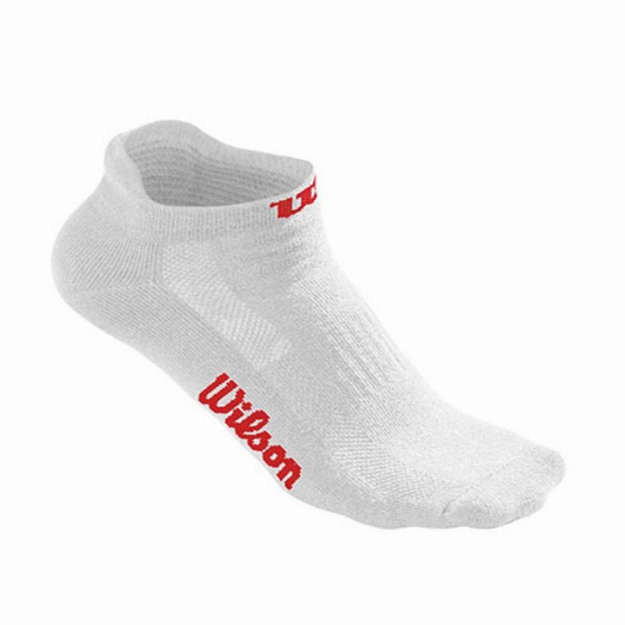Wilson No Show White Socks 3 Pairs
