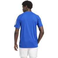 Adidas Club 3 Stripes Royal Blue White T-Shirt  Offer + Cheap