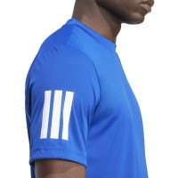 Adidas Club 3 Stripes Royal Blue White T-Shirt  Offer + Cheap