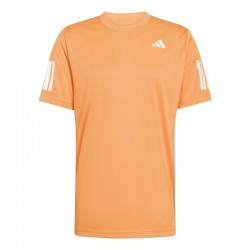 Camiseta Adidas Club 3 Stripes Naranja