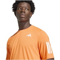 Camiseta Adidas Club 3 Stripes Naranja