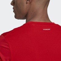 Camiseta Adidas Club 3 Stripes Rojo