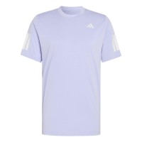 Camiseta Adidas Club 3 Stripes Violeta
