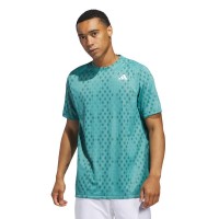 Adidas Club Graphic Teal Blue T-Shirt  Offer + Cheap