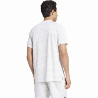 Camiseta Adidas Club Graphic Branca Cinza  Oferta + Barato