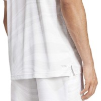 Camiseta Adidas Club Graphic Branca Cinza  Oferta + Barato