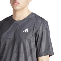 Adidas Club Graphic Black Carbon T-Shirt