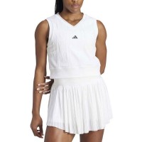 Camiseta Adidas Crop Top Pro Blanco Mujer  Oferta + Barato