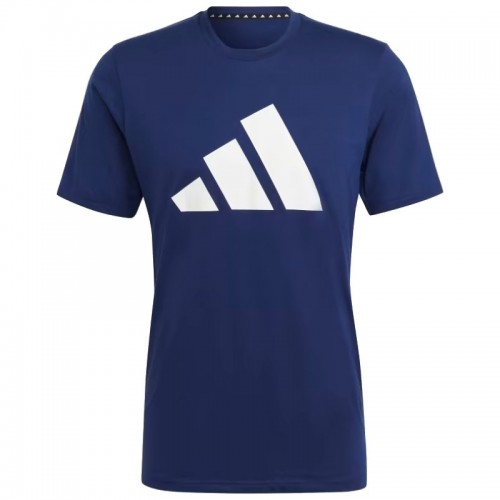 Adidas Essentials Blu Scuro Bianco Maglietta Adidas Essentials Blu Scuro Bianco Maglietta