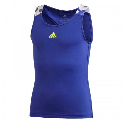 T-shirt Adidas Keyhole Blue Royal Junior T-shirt Adidas Keyhole Blue Royal Junior