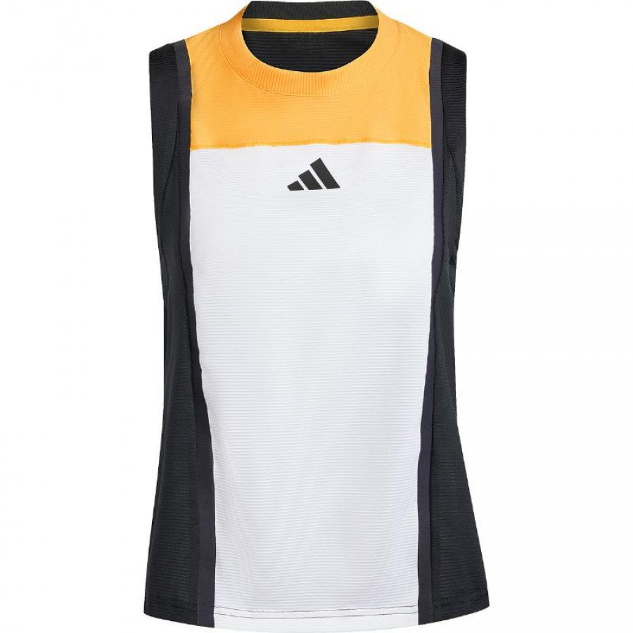 Camiseta Adidas Match Pro Blanco Naranja Negro Mujer  Oferta + Barato