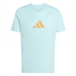 Camiseta Adidas Padel Graphic Azul Celeste