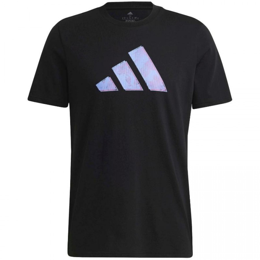 Camiseta Adidas Tennis AO Graphic Black  Oferta + Barato