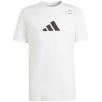 Adidas Tennis Category Graphic White T-Shirt  Offer + Cheap