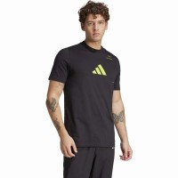 Camiseta Adidas Tennis Category Graphic Black Lemon  Oferta + Barato