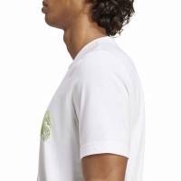 T-Shirt Adidas Tennis Graphic Branco  Oferta + Barato