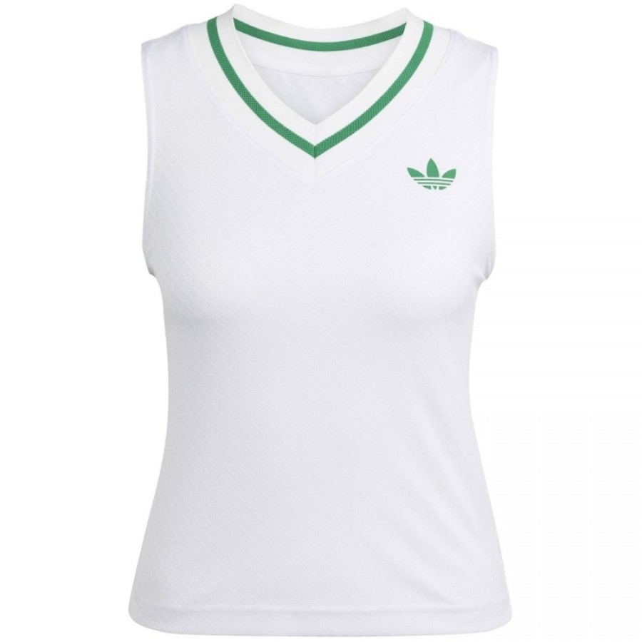 Camiseta Adidas Original Tirantes London Blanco Mujer  Oferta + Barato