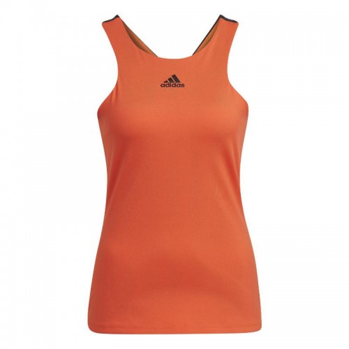 T-shirt Adidas Y-tank orange noir T-shirt Adidas Y-tank orange noir