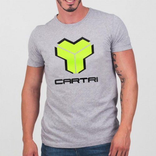 Cotone Cartri Coach 1.0 Grigio Junior T-Shirt Cotone Cartri Coach 1.0 Grigio Junior T-Shirt