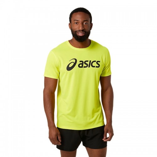 T-shirt Asics Core Fluorescent Yellow Performance Noir T-shirt Asics Core Fluorescent Yellow Performance Noir