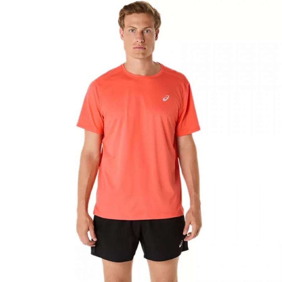 Camiseta Asics Core SS Top Coral  Offer + Cheap