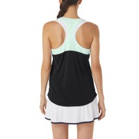 Camiseta Asics Court Performance Negro Menta Mujer  Offer + Cheap