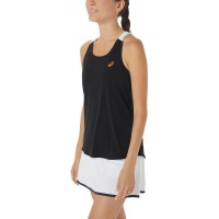 Camiseta Asics Court Performance Negro Menta Mujer  Offer + Cheap