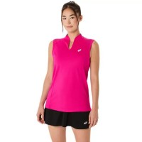 Camiseta Asics Court Rosa Mujer