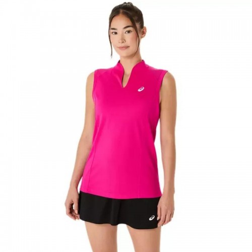 Camiseta Rosa Feminina da Asics Court