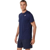 T-shirt Asics Court Stripe Marine Black