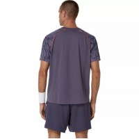 Camiseta Asics Game SS Top Gris Purpura  Offer + Cheap