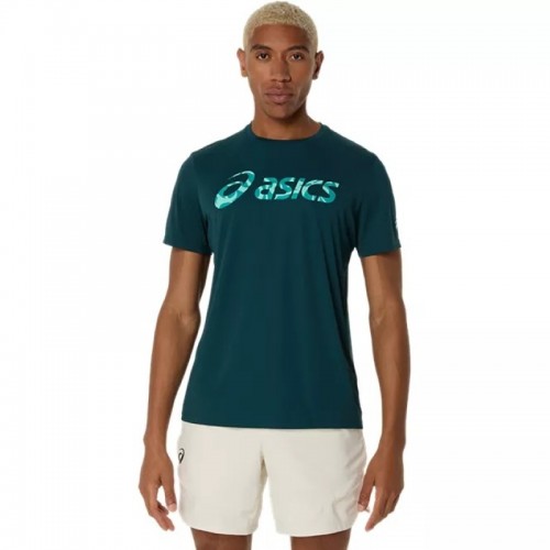 Camiseta Asics Match Graphique saisonnier Verde Saxon Camiseta Asics Match Graphique saisonnier Verde Saxon