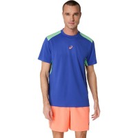 Asics Padel Court SS Top Cobalt Blue Mint T-Shirt  Offer + Cheap