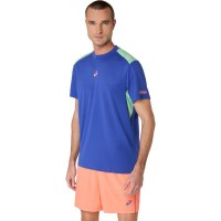 Asics Padel Court SS Top Cobalt Blue Mint T-Shirt  Offer + Cheap
